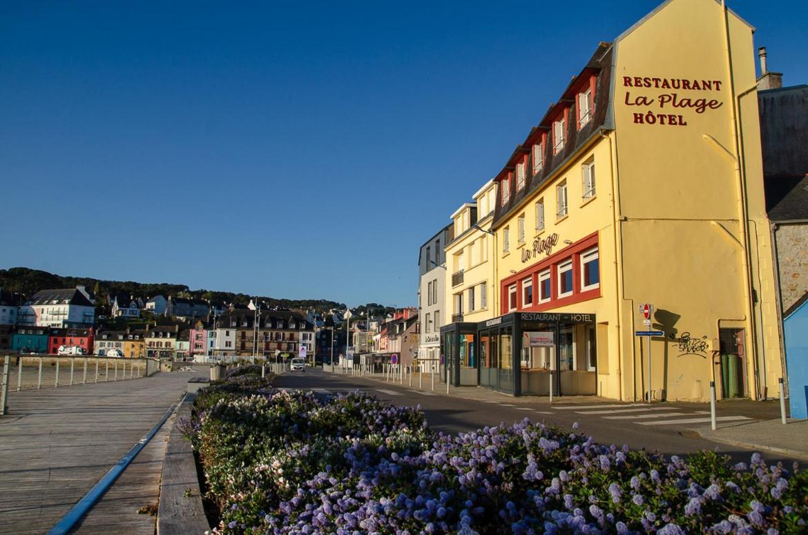 Hôtel&Restaurant de la Plage Crozon Exterior foto